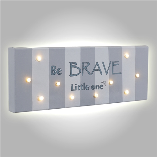 PAINT WITH LED "BE BRAVE" HEARTMADE