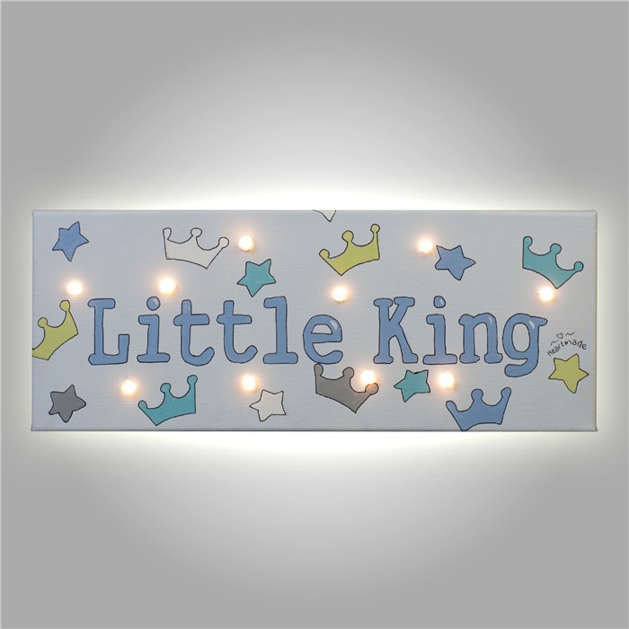 PAINT WITH LED "LITTLE KING" HEARTMADE