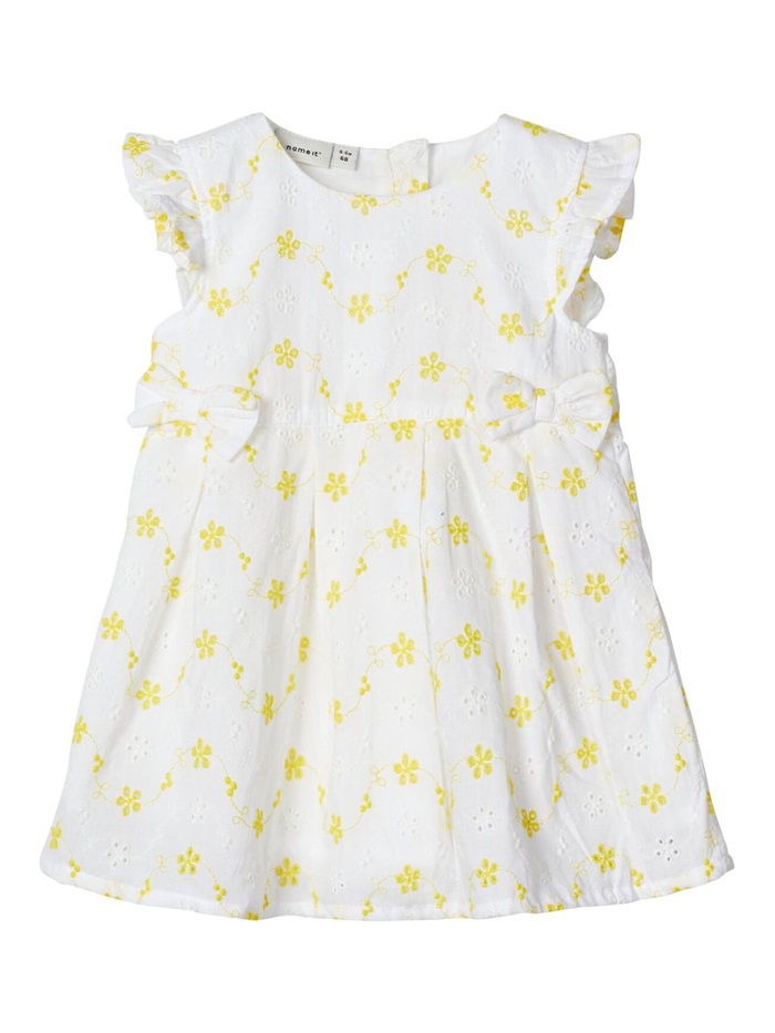 DRESS WITH BOWS BRODERIE NAME IT