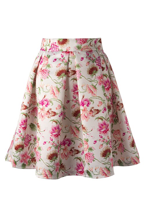 FLORAL COLORFUL SKIRT