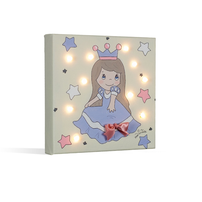 PAINT WITH LED "PRINCESS" HEARTMADE
