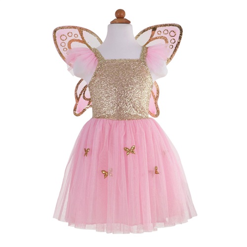 COSTUME "BUTTERFLY WITH GOLD WINGS" GREAT PRETENDERS