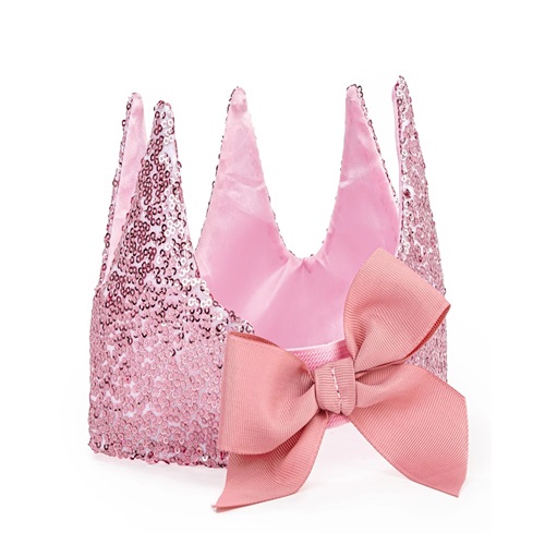 FABRIC  CROWN WITH BOW GREAT PRETENDERS
