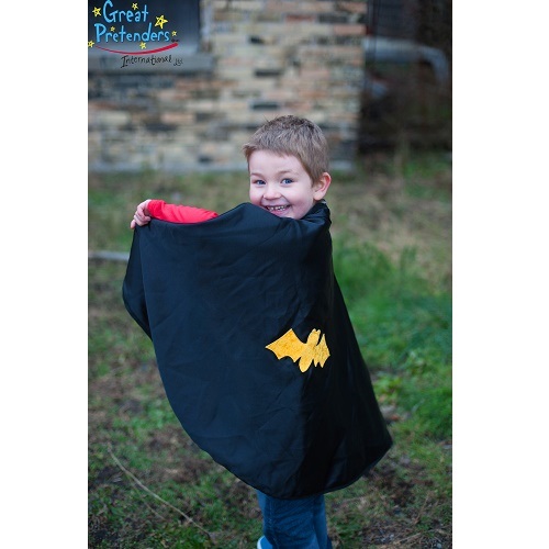 CAPE DOUBLE SIDED WITH MASK "BATMAN-SPIDERMAN" GREAT PRETENDERS