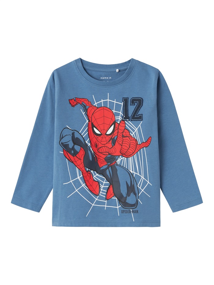 SWEATSHIRT SPIDERMAN CORONET BLUE NAME IT