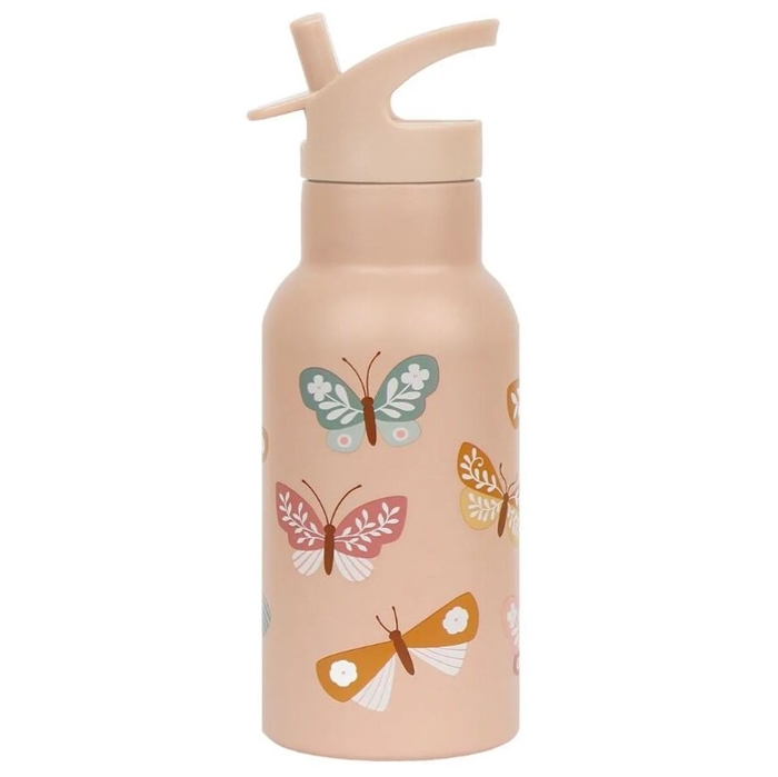 THERMOS BOTTLE BUTTERFLIES 350ML A LITTLE LOVELY COMPANY