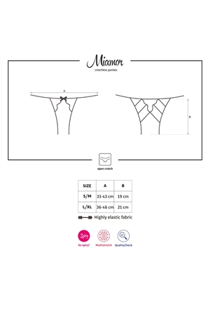 Miamor crotchless panties