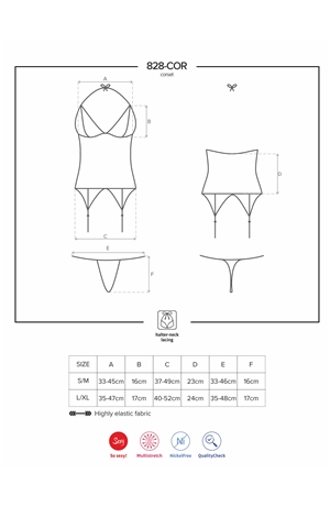 Sexy corset & thong