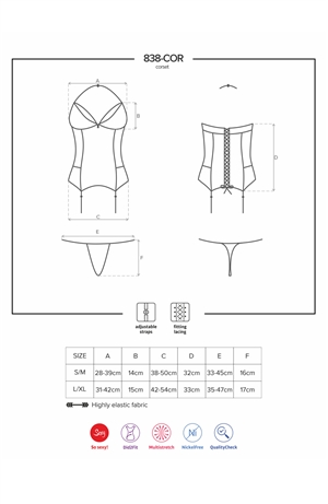Sexy corset & thong
