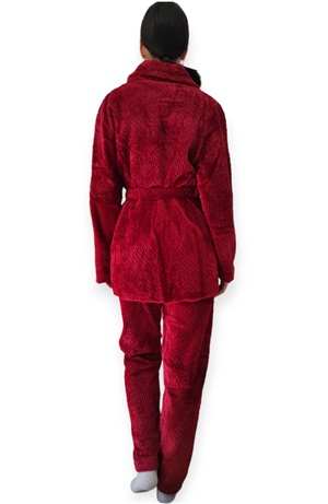 Homewear fleece set Παντελόνι Ρόμπα